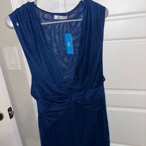 CUPSHE Women's Blue Dress Cover Up